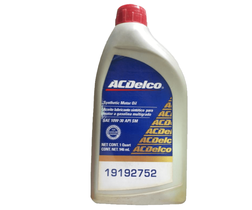 Aceite Acdelco 10w30 Sintetico Lt Multirefacciones