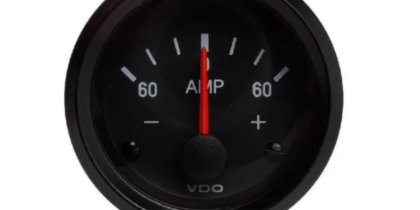 Amperimetro 0194000,A037002gm 60x60 Caratula Negra V