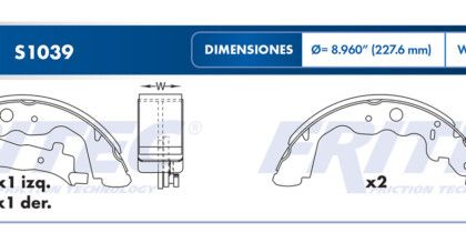 Balata Trasera Renault Duster 13---