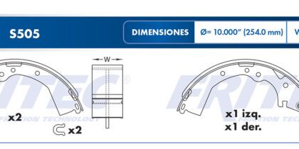 Balata Trasera Toyota Tacoma 05-11