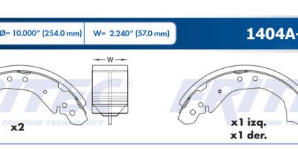 Balata Trasera Blazer Silverado Tahoe 92-00