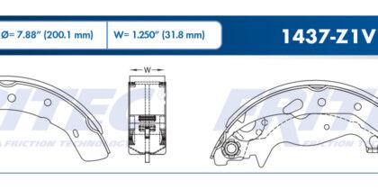 Balata Trasera Mazda 2 11-13