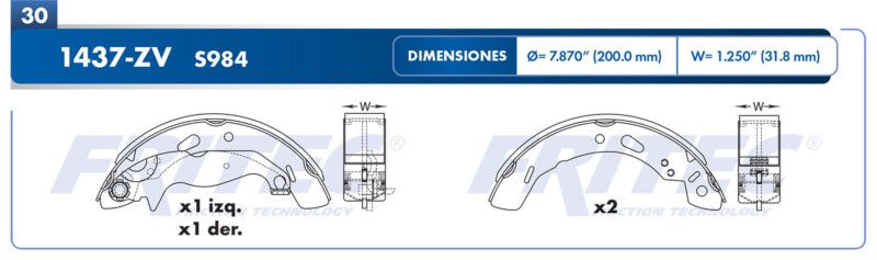 Balata Trasera Ford Fiesta 11-12