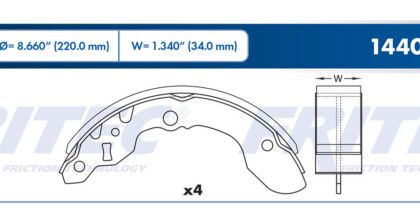 Balata Trasera Tracker 07-08