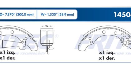 Balata Trasera Vw Golf 92-99 4L