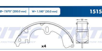 Balata Trasera Toyota Corolla 99-02 Faw F5 08-09