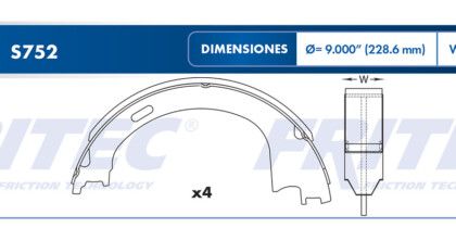 Balata Trasera F-250 4.2 97-08