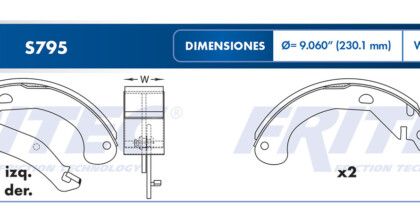 Balata Trasera Malibu 07-10