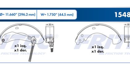 Balata Trasera Colorado 04-09