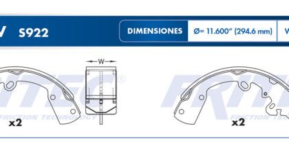 Balata Trasera Dodge Dakota 05-11