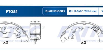 Balata Trasera Toyota Hilux 11--