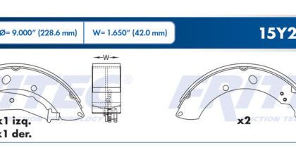 Balata Trasera Vento 1.6 13-17