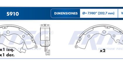 Balata Trasera Dodge Attitude 1.6 06-11
