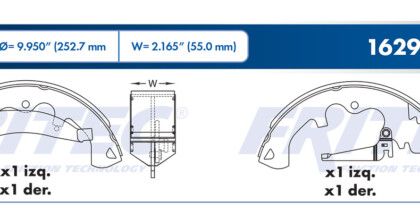 Balata Trasera Ford Escape 3.0 08-12
