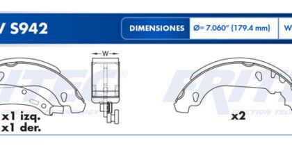 Balata Trasera Peugeot 206 1.6 03-08