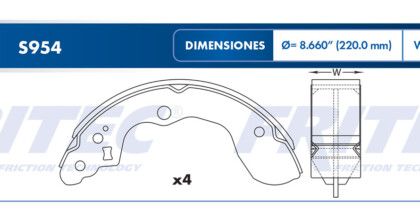 Balata Trasera Suzuki Sx4 2.0 07-13