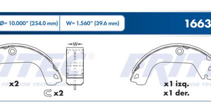 Balata Trasera Chevrolet Cruze 1.8 10-12