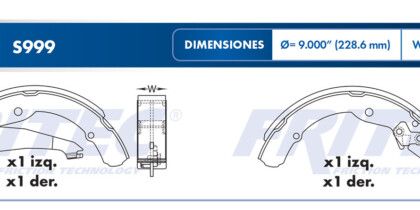 Balata Trasera Jetta A4 00-10