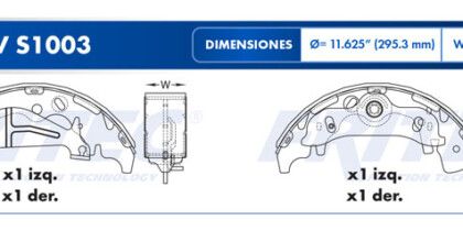 Balata Trasera H100 2.5 10-13