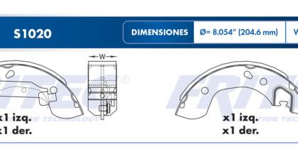 Balata Trasera Nissan March-Versa 11-12