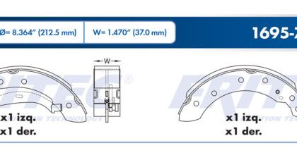 Balata Trasera Nissan Platina 2/6 4L
