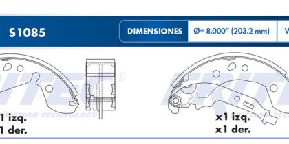 Balata Trasera Logan 1.6 15-16