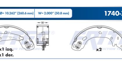 Balata Trasera Nissan Np300 2.4 14-15