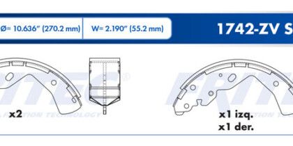 Balata Trasera Nissan Np300 2.5 16-17