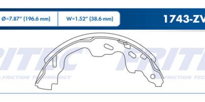 Balata Trasera Gol 17-20 Hyundai Up! 16-18