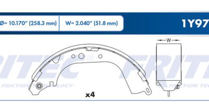 Balata Trasera Toyota Hiace 2.7 13-14