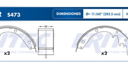Balata Trasera Suburban 5.7 92-99