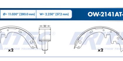 Balata Trasera F-150 5.0 88-97