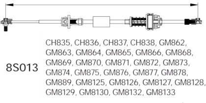 Chicote de Caja Chevrolet Blazer 4.3 95-97