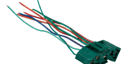 Conector Cambio Luz Media Luna Verde