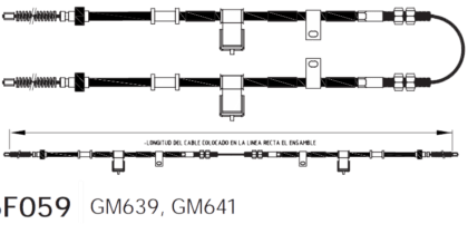 Chicote de Freno Dodge-Hyundai Matiz 1.0 06-14