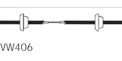 Chicote de Velocimetro Volkswagen Golf Jetta A2 Std 89-91