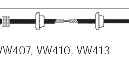 Chicote de Velocimetro Volkswagen Jetta A2 87-92