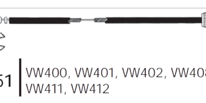 Chicote de Velocimetro Volkswagen Sedan 1.6 94-96