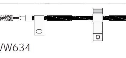 Chicote de Freno Volkswagen Gol 1.6 09-13