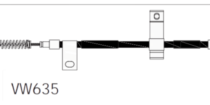 Chicote de Freno Volkswagen Gol 1.6 09-13
