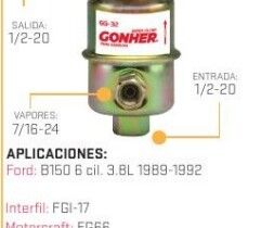 Filtro de Gasolina Ford Pick Up 89-92