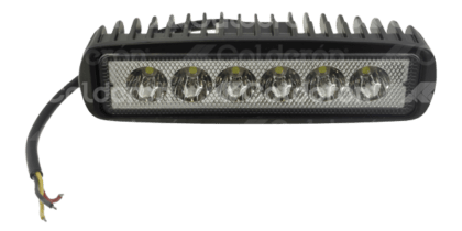 Faro Auxiliar Facia 6 Led Con Strobo