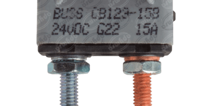 Fusible Termico 15a Generico Con Tornillos 12-24v Con Restablecedor