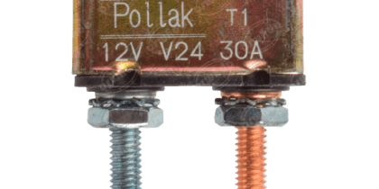 Fusible Termico 30a Pollak Con Base 2 Tornillos