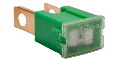 Fusible Muela 40a Macho Clavija Verde
