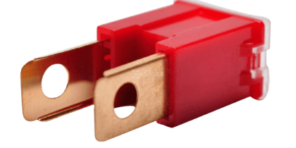 Fusible Muela 50a Macho Clavija Rojo