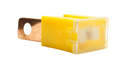 Fusible Muela 60a Macho Clavija Amarillo