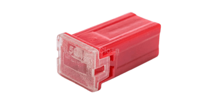 Fusible 50a Muela Mediano Largo Rojo