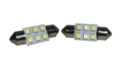 Foco 6428 Led Fusible 12v 6led Luz Interior Azul