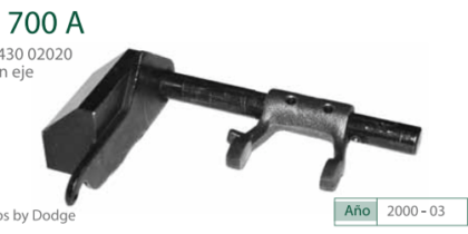 Horquilla Dodge Atos 00-03 (con eje)